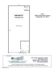 9530-9540 Owensmouth Ave, Chatsworth, CA à louer Plan d’étage– Image 1 sur 1