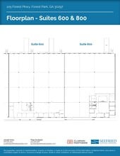 105 Forest Pky, Forest Park, GA à louer Plan d’étage– Image 1 sur 3