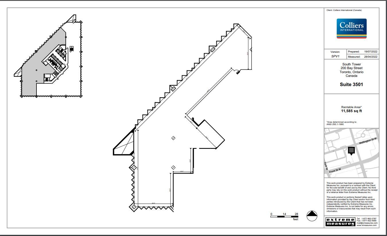 200 Bay St, Toronto, ON à louer Plan d’étage– Image 1 sur 1