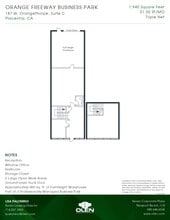 187 W Orangethorpe Ave, Placentia, CA à louer Plan d’étage– Image 1 sur 1