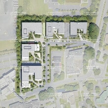 Cesson-Sévigné, IEV - Vue aérienne vue de carte