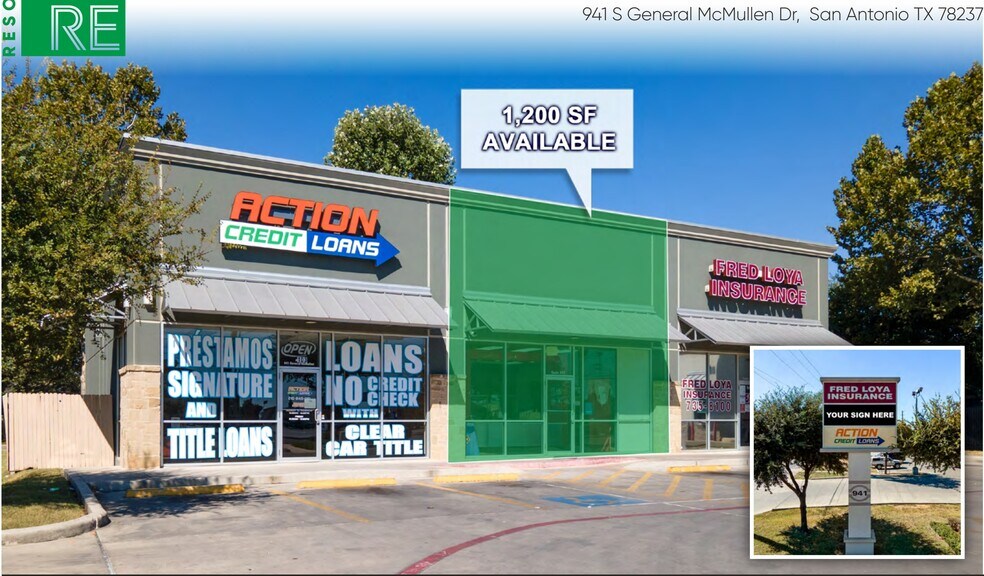 941 S General McMullen Dr, San Antonio, TX à louer - Photo de l’immeuble – Image 1 sur 6