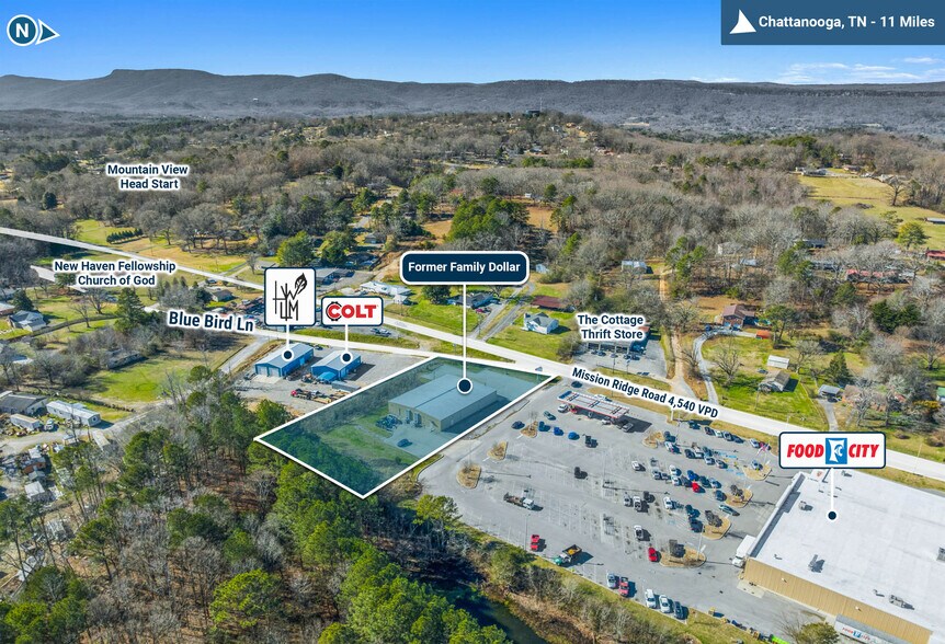 824 Mission Ridge Rd, Rossville, GA à vendre - Photo de l’immeuble – Image 3 sur 5