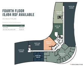 9665 Chesapeake Dr, San Diego, CA à louer Plan d’étage– Image 2 sur 2