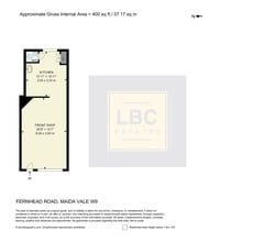 69 Fernhead Rd, Londres à louer Plan d’étage– Image 1 sur 1