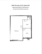 23261 Del Lago Dr, Laguna Hills, CA à louer Plan de site– Image 1 sur 9