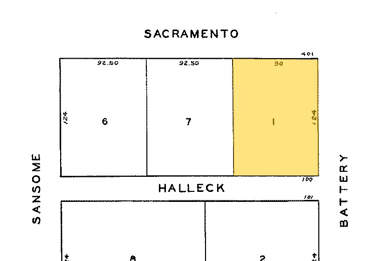 275 Battery St, San Francisco, CA à louer - Plan cadastral – Image 2 sur 4