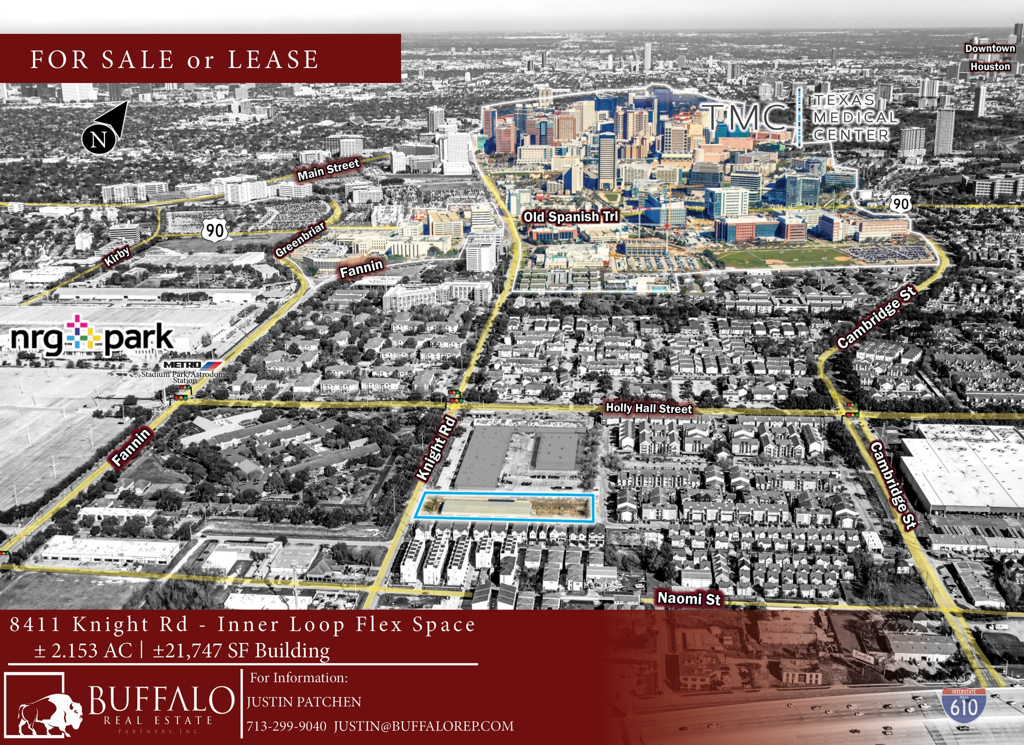 8411 Knight Rd, Houston, TX à louer Aérien– Image 1 sur 6