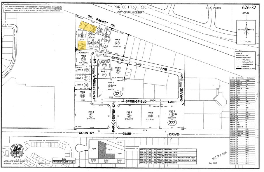 77530 Enfield Ln, Palm Desert, CA à louer - Plan cadastral – Image 2 sur 3