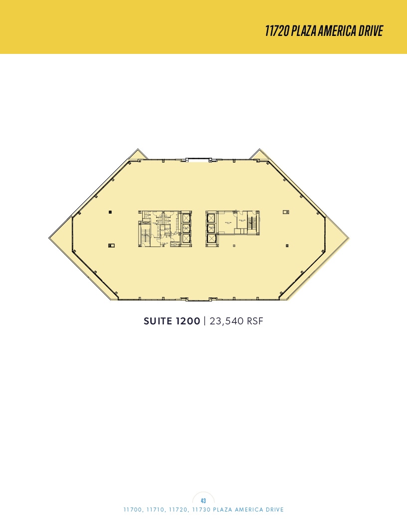 11700 Plaza America Dr, Reston, VA à louer Plan d’étage– Image 1 sur 1