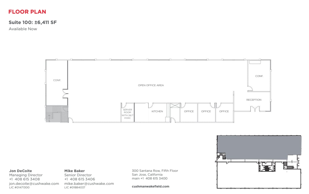 2674 N 1st St, San Jose, CA à louer Plan d’étage– Image 1 sur 1