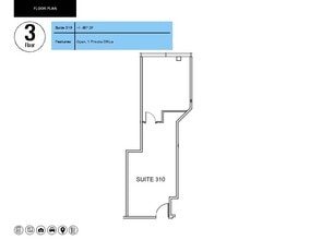 3465 Camino del Rio S, San Diego, CA à louer Plan d’étage– Image 1 sur 1