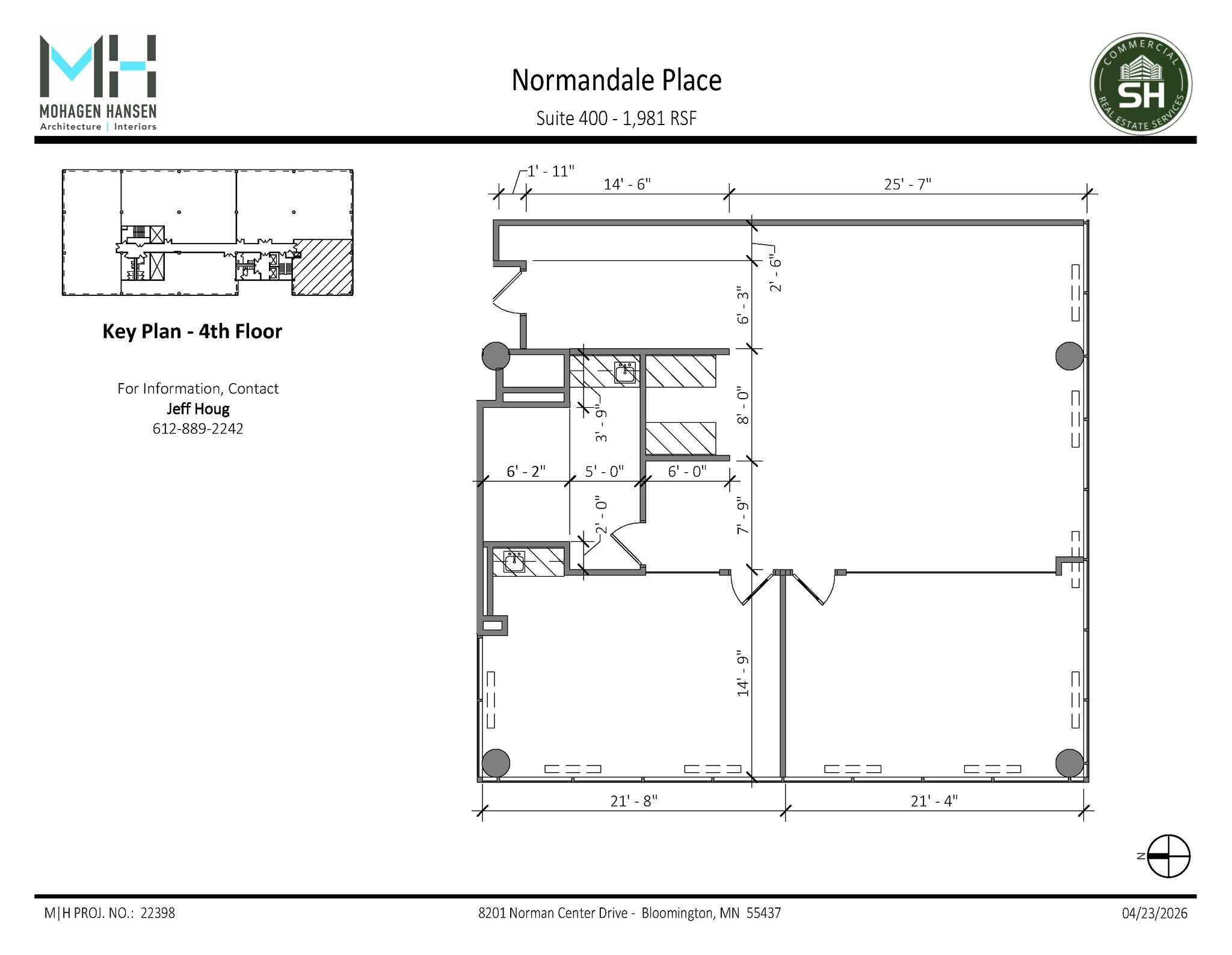 8201 Norman Center Dr, Bloomington, MN à louer Plan d’étage– Image 1 sur 2