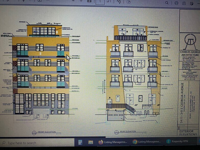 3411 Georgia Ave NW, Washington, DC à vendre - Plan d’étage – Image 1 sur 4