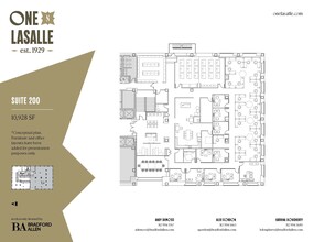 1 N La Salle St, Chicago, IL à louer Plan d’étage– Image 2 sur 7