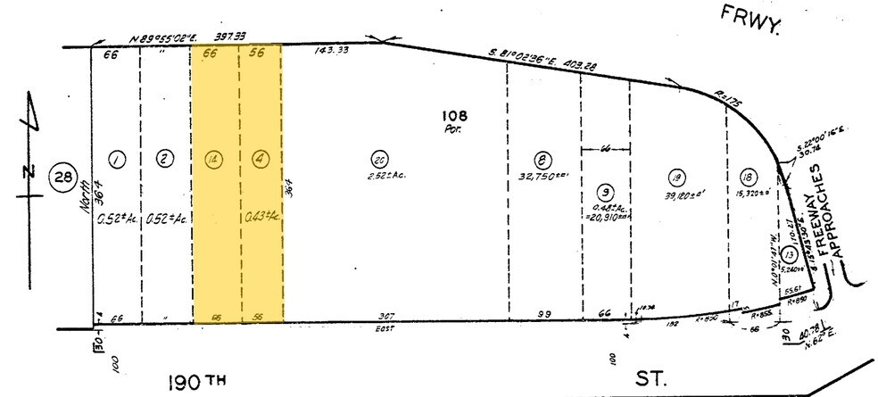 1051-1065 W 190th St, Gardena, CA à vendre - Plan cadastral – Image 3 sur 13