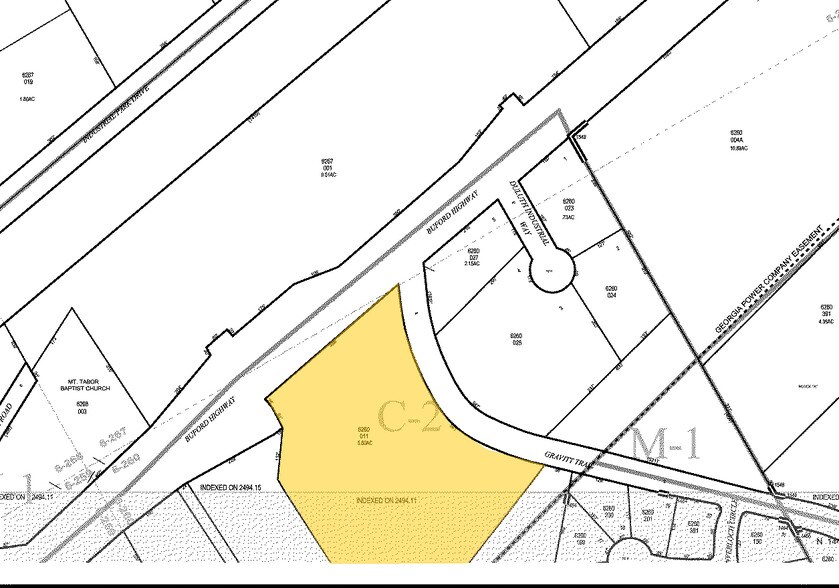 4136 Buford Hwy, Duluth, GA à vendre - Plan cadastral – Image 2 sur 23