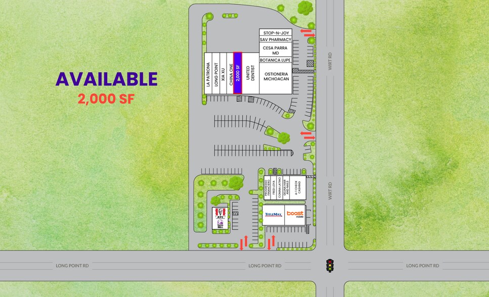 7902 Long Point Rd, Houston, TX à louer - Photo de l’immeuble – Image 2 sur 7