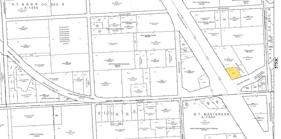 9335 Gulf Fwy, Houston, TX à louer - Plan cadastral – Image 2 sur 6