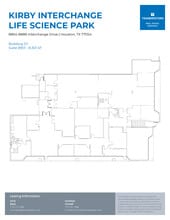 8901-8933 Interchange Dr, Houston, TX à louer Plan d’étage– Image 1 sur 1