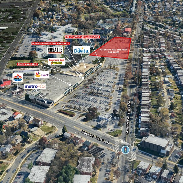 5735-5815 Eastern Ave, Hyattsville, MD à louer - Plan de site – Image 1 sur 6