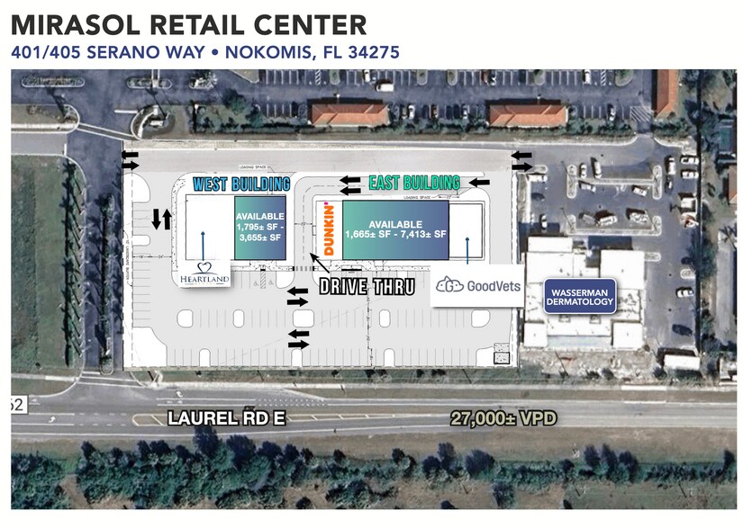Laurel Rd and Mirasol Blvd, Nokomis, FL à louer - Aérien – Image 3 sur 5