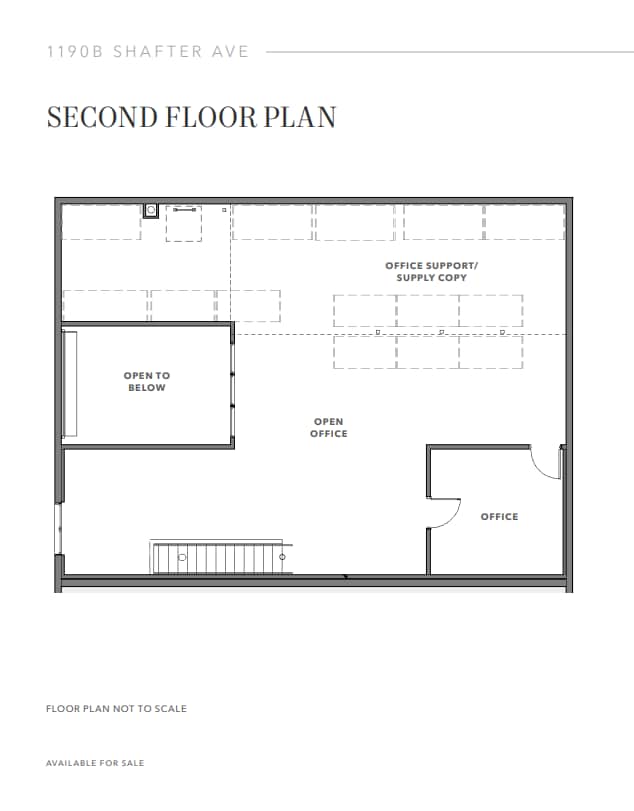 1190B Shafter Ave, San Francisco, CA 94124 - Lot 1 - - Plan d’étage - Image 2 of 12