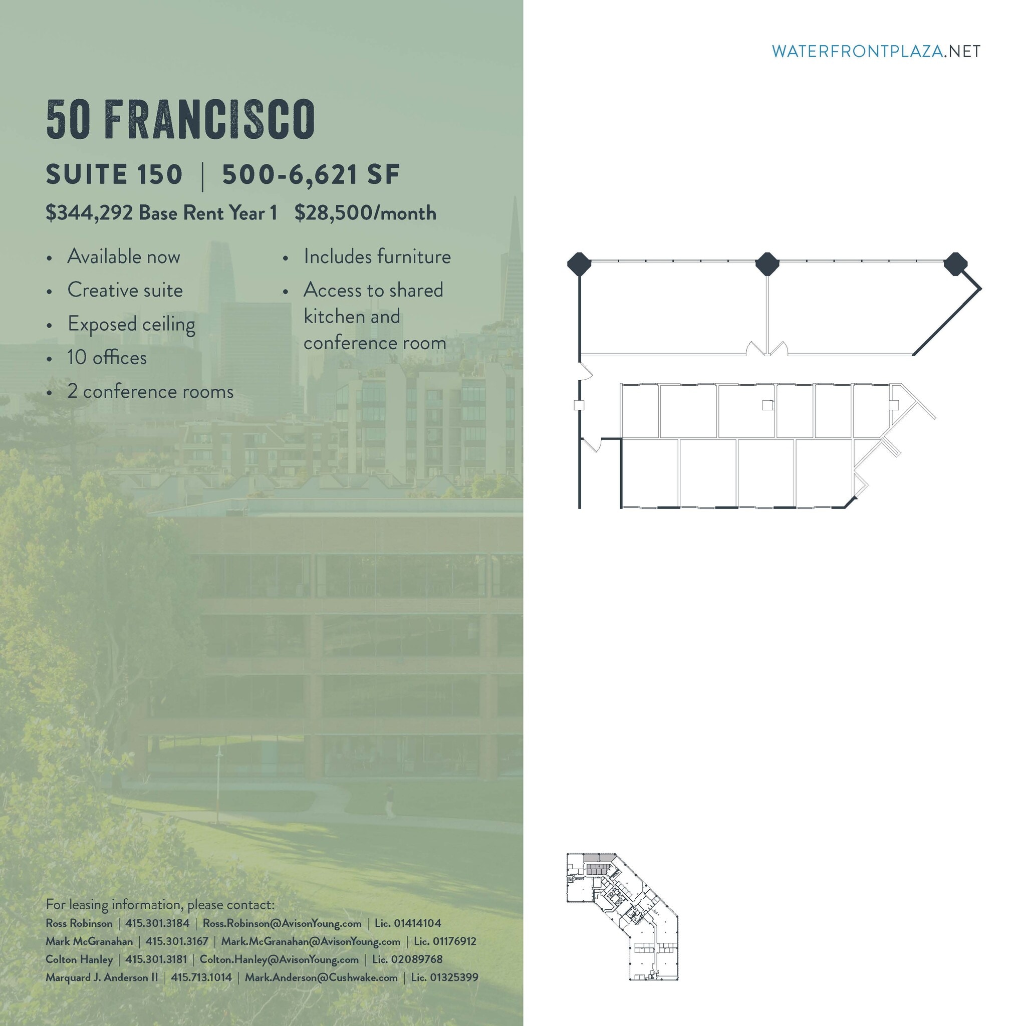 1700 Montgomery St, San Francisco, CA à louer Plan d’étage– Image 1 sur 1