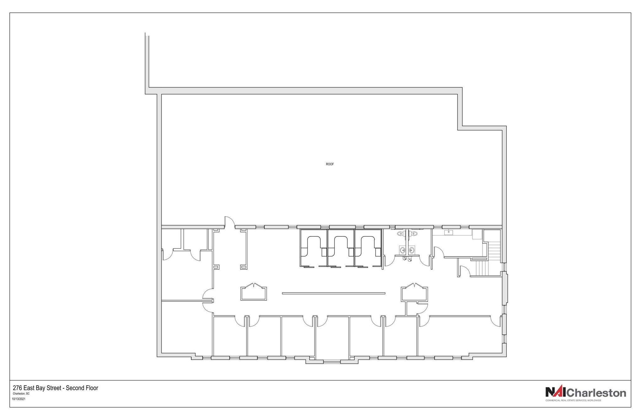 276 E Bay St, Charleston, SC à louer Plan d’étage– Image 1 sur 1