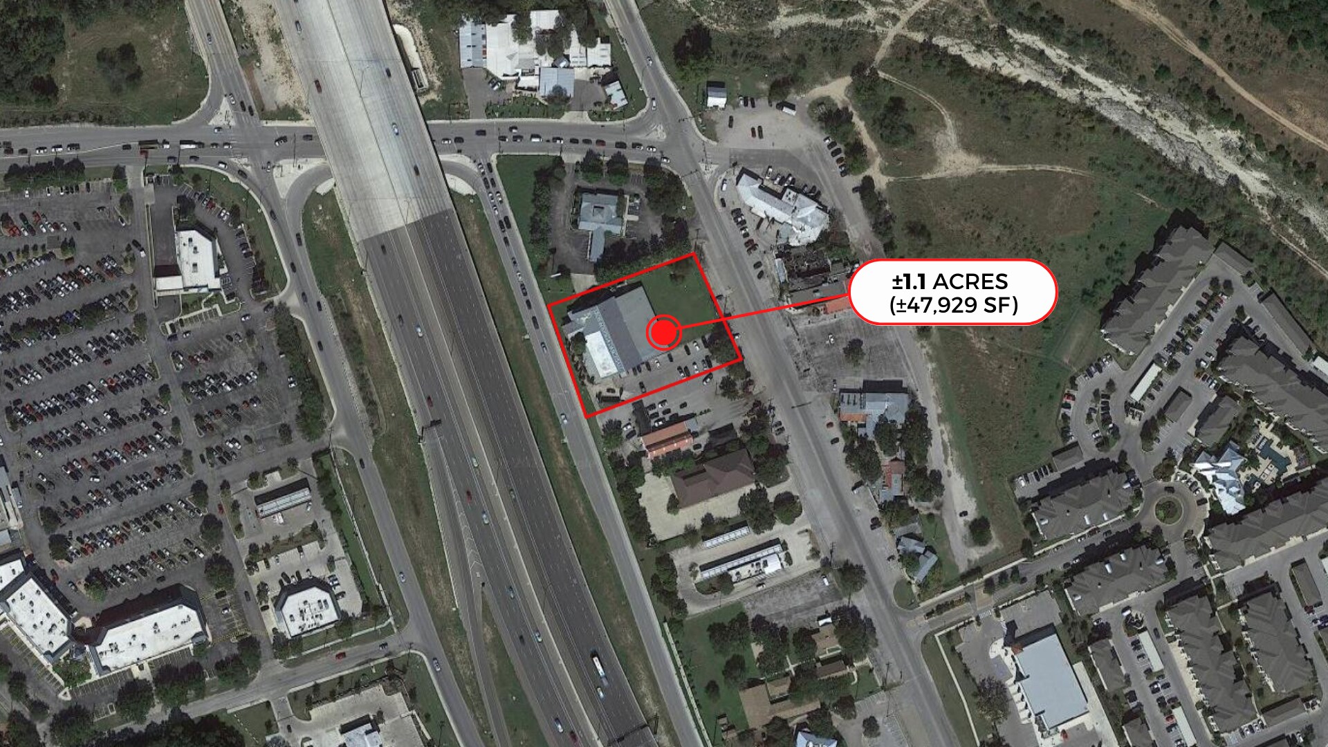 IH 10 West & Boerne Stage Rd, San Antonio, TX à vendre Aérien– Image 1 sur 2