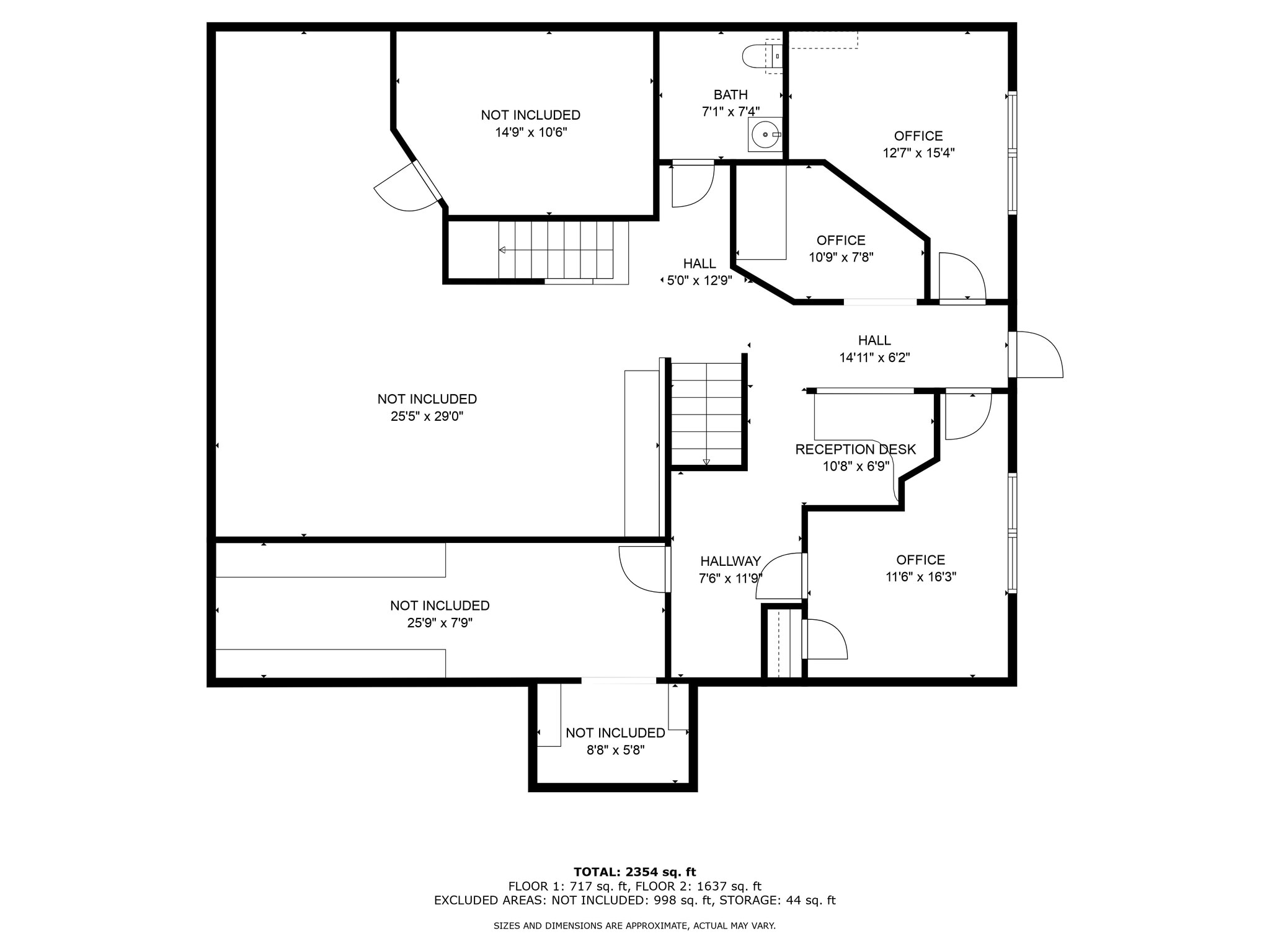 7884 Eastern Ave SE, Grand Rapids, MI à louer Plan d’étage– Image 1 sur 7