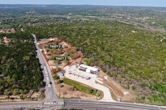 NE Corner of RM 2325 & Jacob's Well Rd, Wimberley, TX - VUE AÉRIENNE  vue de carte