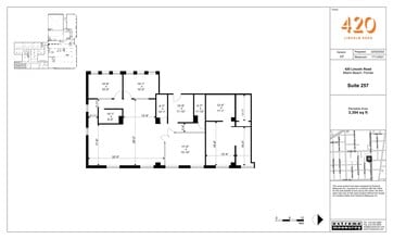 420 Lincoln Rd, Miami Beach, FL à louer Plan de site– Image 2 sur 9