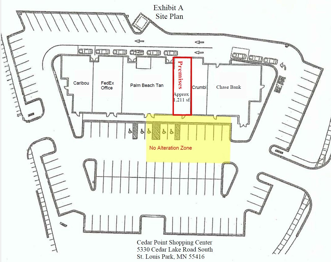 5330 Cedar Lake Rd, Saint Louis Park, MN à louer Plan de site– Image 1 sur 1
