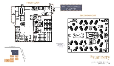 300 Orchard City Dr, Campbell, CA à louer Plan d’étage– Image 1 sur 1