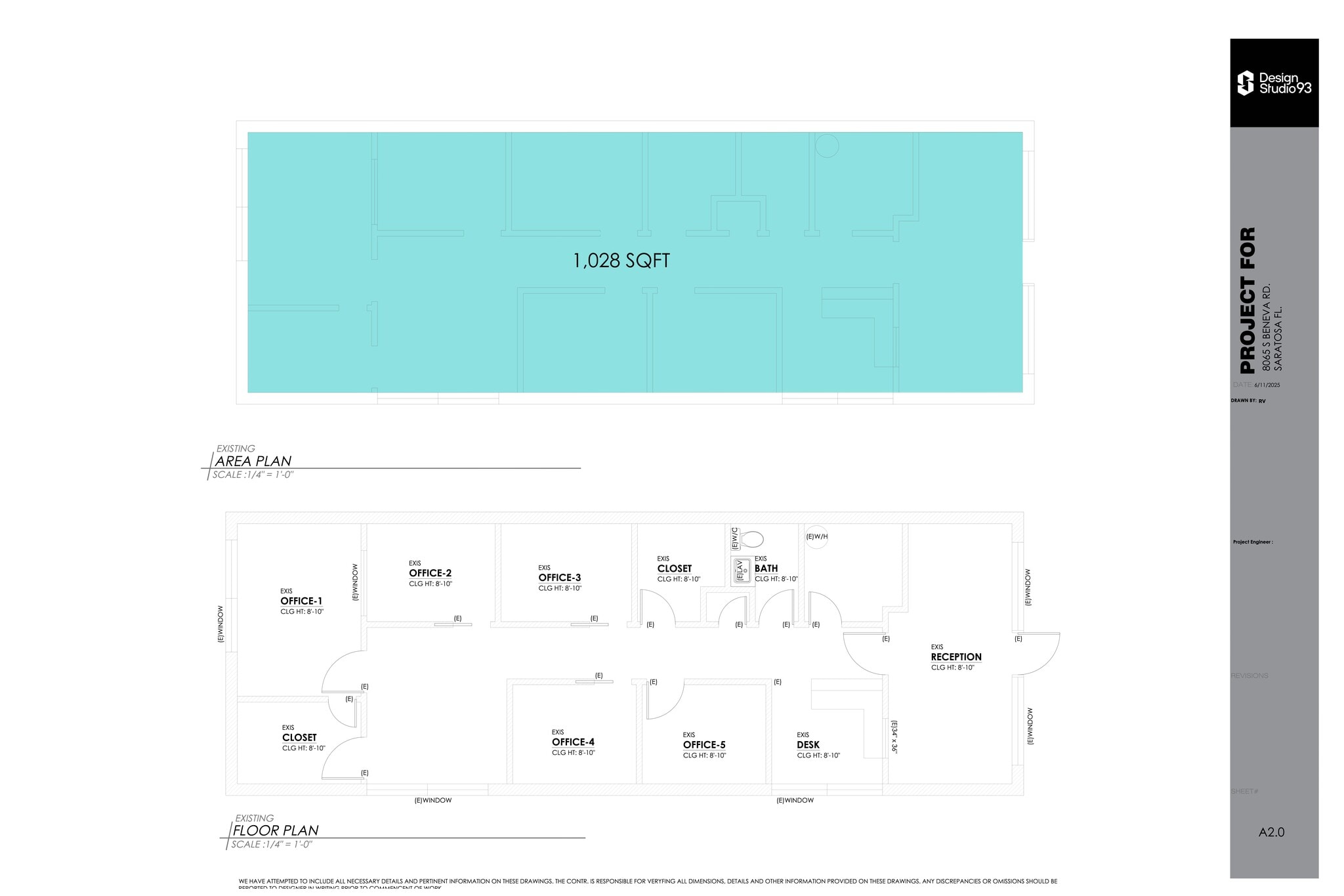 8065-8075 Beneva Rd, Sarasota, FL à louer Plan de site– Image 1 sur 1
