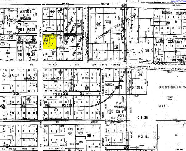 525 8th St W, Bradenton, FL à vendre - Plan cadastral – Image 2 sur 98