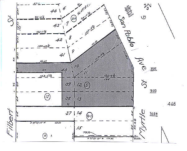 3103-3105 San Pablo Ave, Oakland, CA à vendre - Plan cadastral – Image 1 sur 5