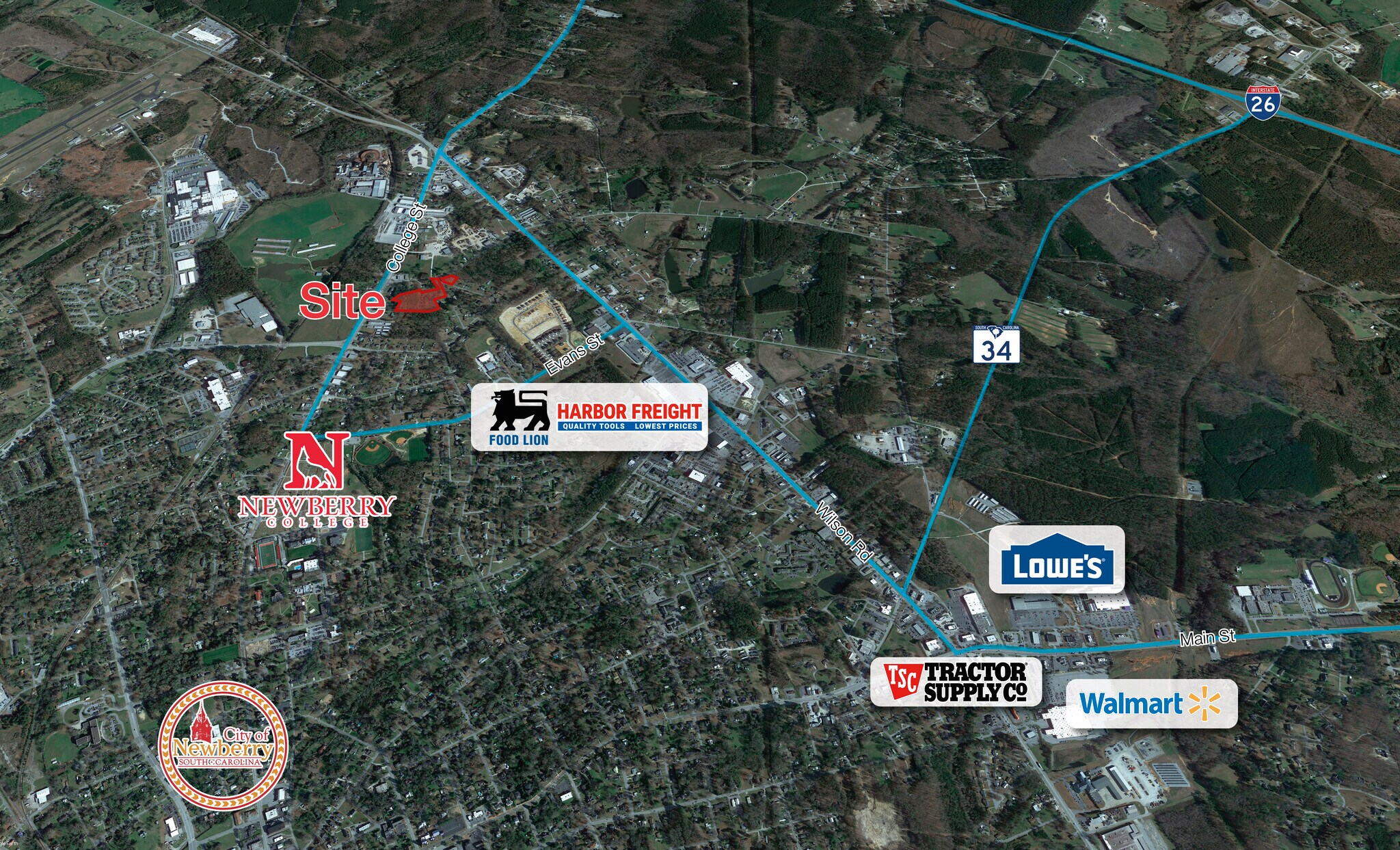Whitener St, Newberry, SC à vendre Photo principale– Image 1 sur 3