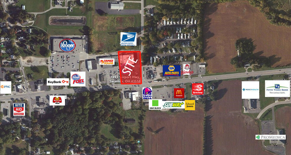149-151 E Airport Hwy, Swanton, OH à louer - Photo de l’immeuble – Image 3 sur 8