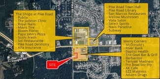 Plus de détails pour 1593 Pike Rd, Pike Road, AL - Terrain à vendre