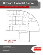 500 E Broward Blvd, Fort Lauderdale, FL à louer Plan d’étage– Image 1 sur 2