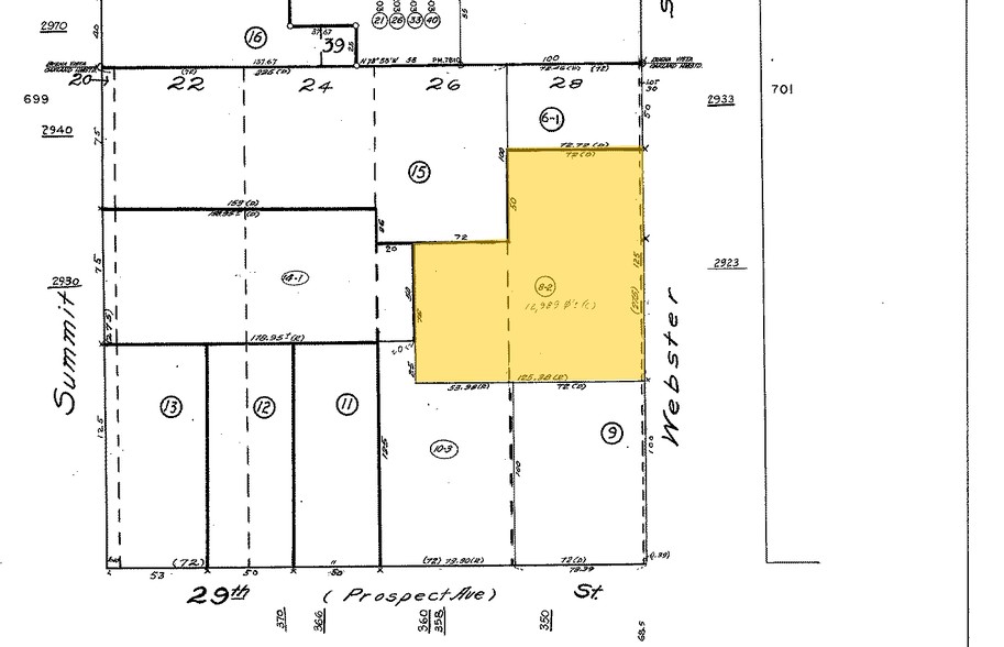 2923 Webster St, Oakland, CA à louer - Plan cadastral – Image 3 sur 3