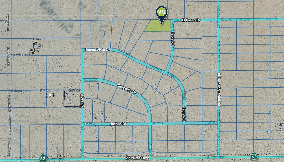 Tapia Road, Twentynine Palms, CA à vendre - Photo principale – Image 1 sur 2
