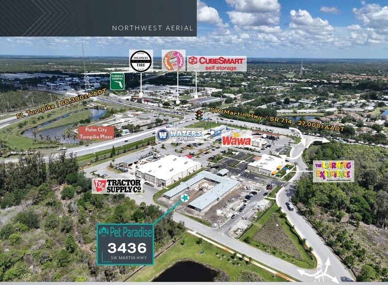3440 Martin Hwy, Palm City, FL à vendre - Aérien – Image 3 sur 8