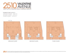 2510 Valentine Ave, Bronx, NY à louer Plan d’étage– Image 2 sur 3