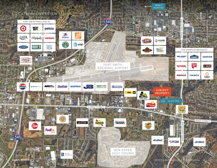 7601 S Zero St, Fort Smith, AR à vendre - Aérien – Image 2 sur 2