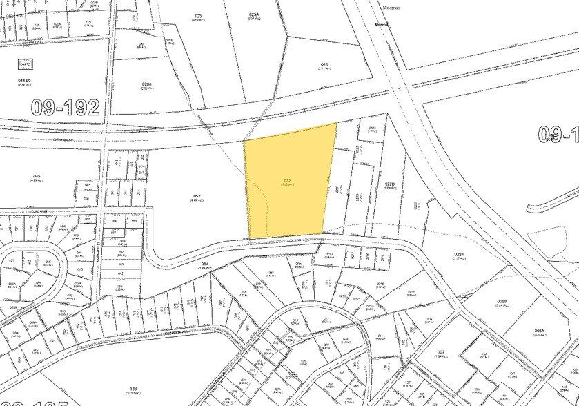 1127 Curtis St, Monroe, NC à louer - Plan cadastral – Image 2 sur 12