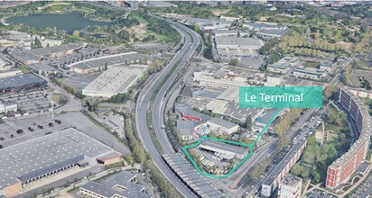 Villeneuve-la-Garenne, HDS - Vue aérienne vue de carte - Image1