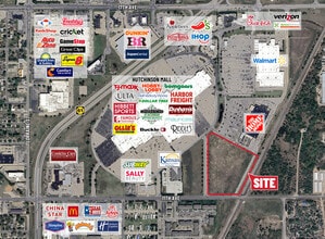 11th Ave, Hutchinson, KS - VUE AÉRIENNE  vue de carte - Image1